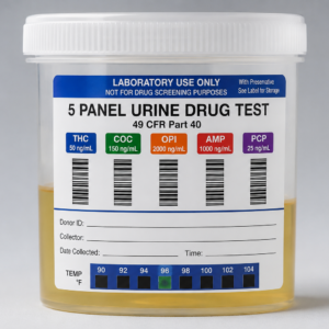 5 panel DOT urine drug test